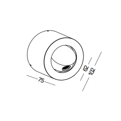 Bedside reading light LED přisazené nástěnné svítidlo