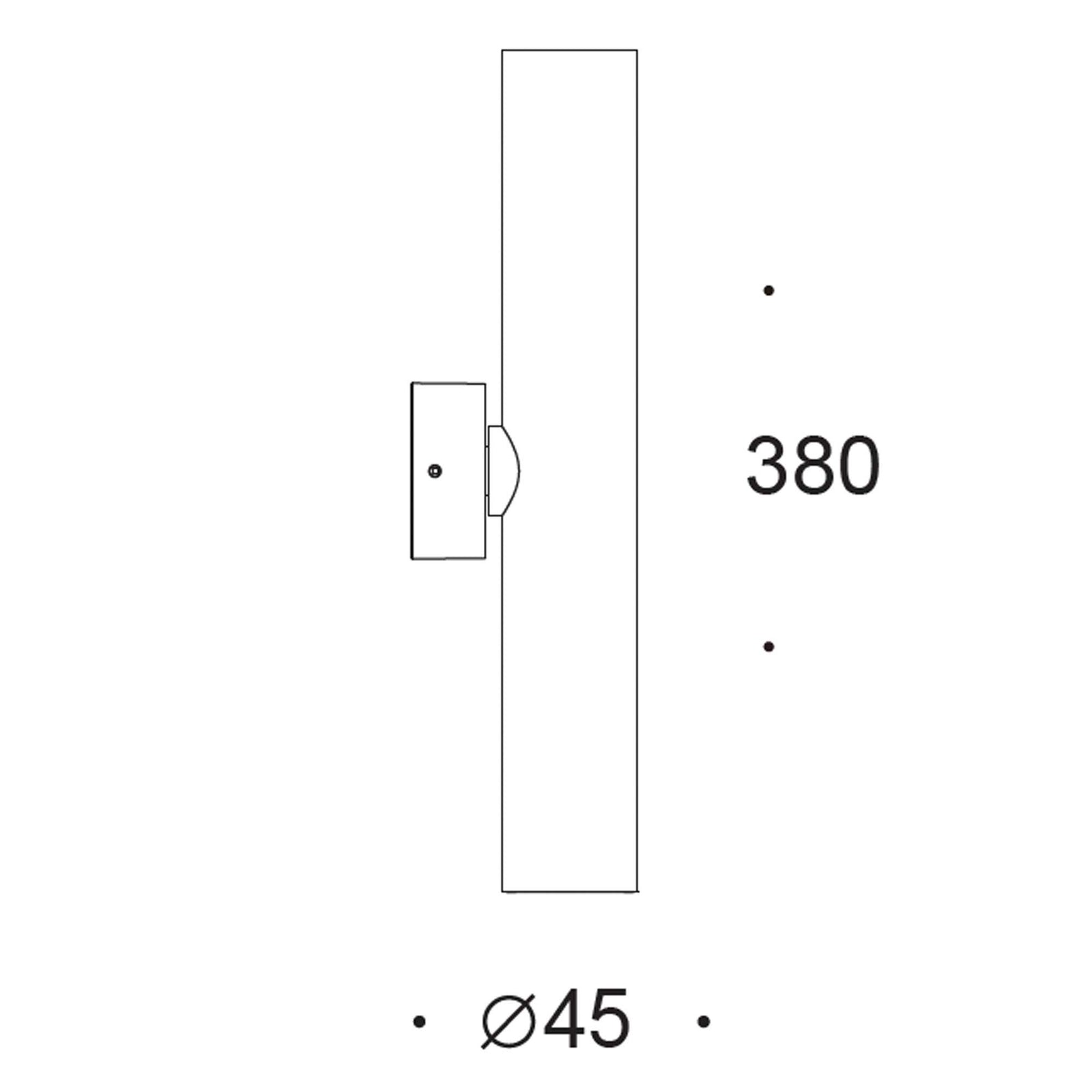 Bivio LED nástěnné svítidlo Ra>90