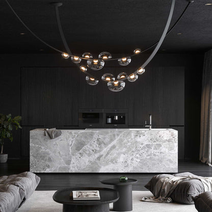 Bomma Dew Drops LED skleněné závěsné svítidlo