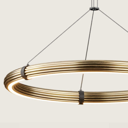 Aromas Elli LED závěsné kruhové svítidlo stmívatelné