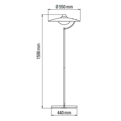 DCW éditions Biny LED podna lampa