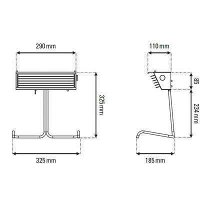 DCW éditions Biny LED stolna lampa