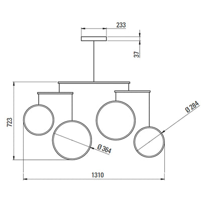 DCW éditions Focus LED viseća svjetiljka