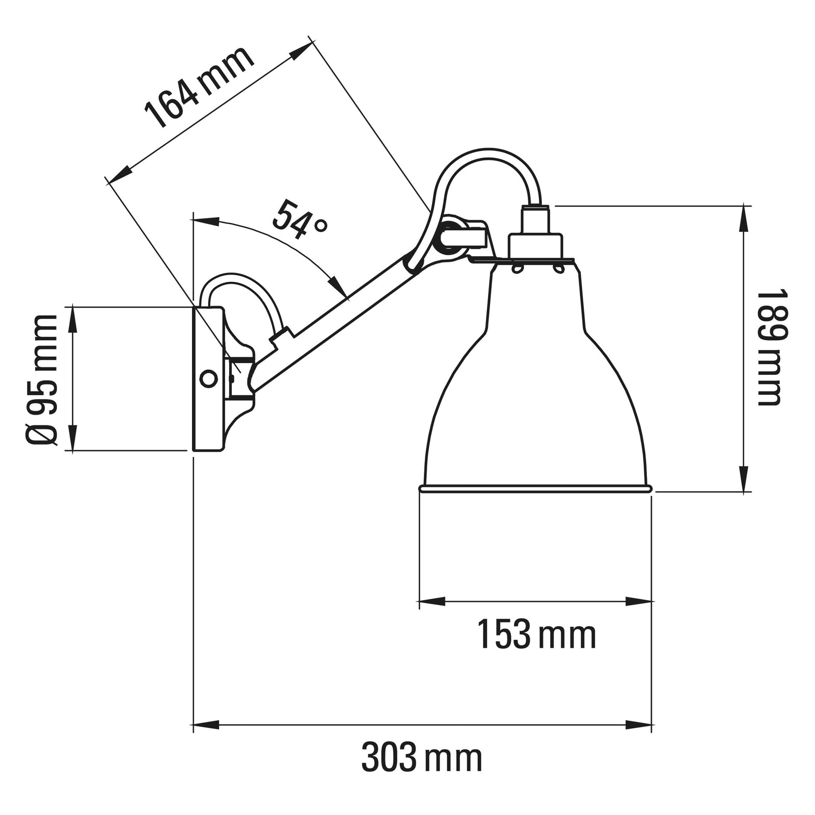 DCW éditions Lampe Gras N°104 E27 noćna lampa