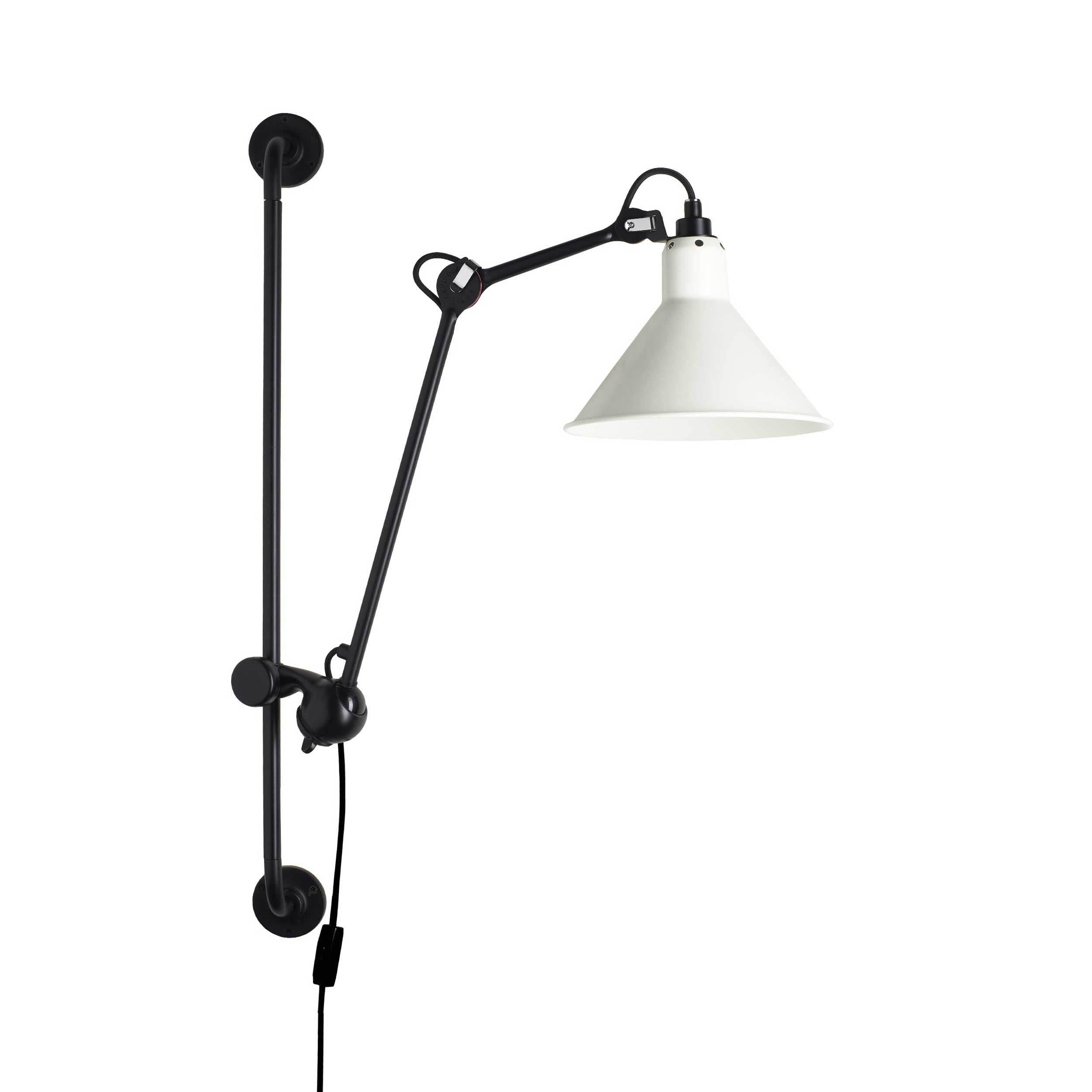 DCW éditions Lampe Gras N°210 E14 zidna svjetiljka s prekidačem