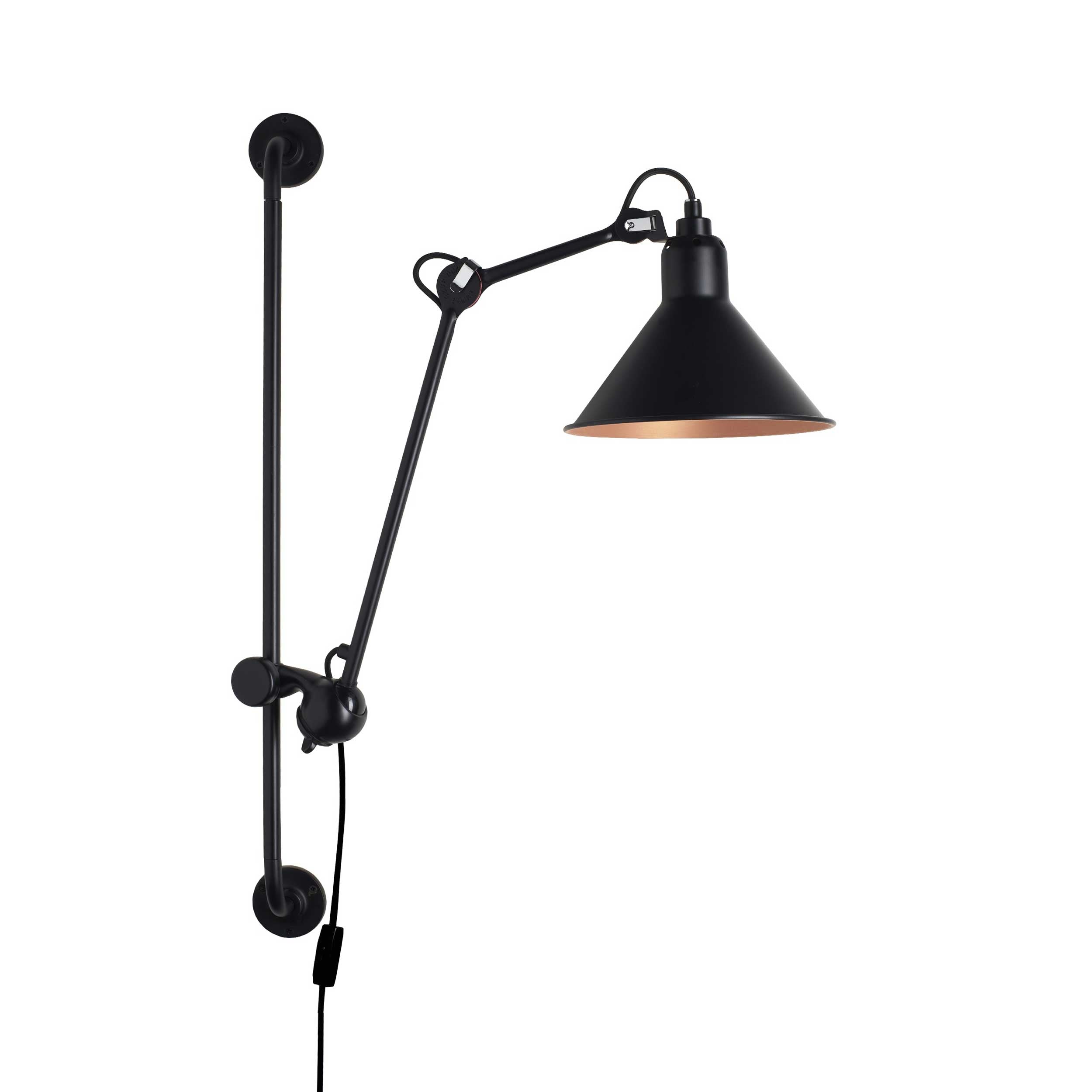 DCW éditions Lampe Gras N°210 E14 zidna svjetiljka s prekidačem