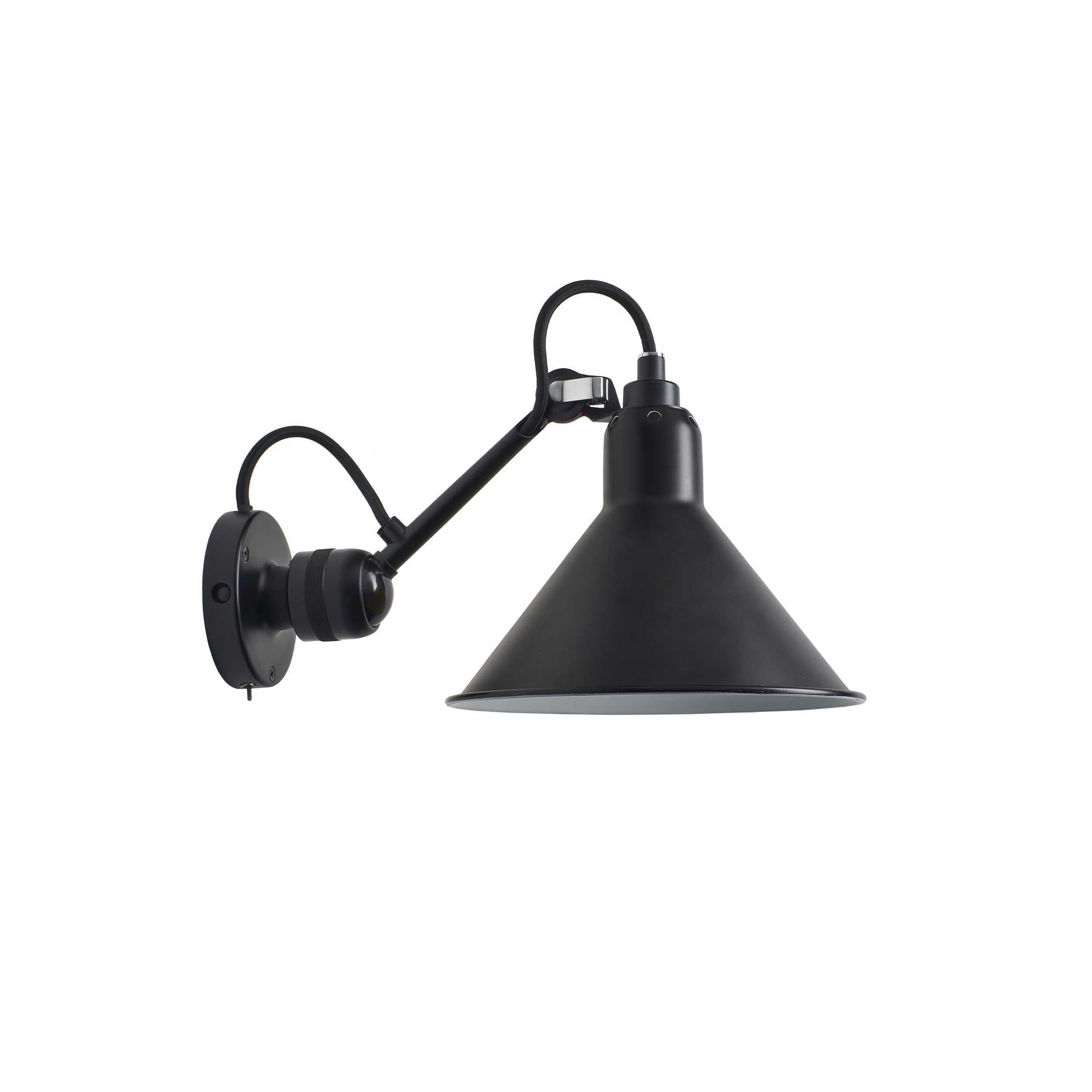 DCW éditions Lampe Gras N°304 E14 zidna svjetiljka, crna