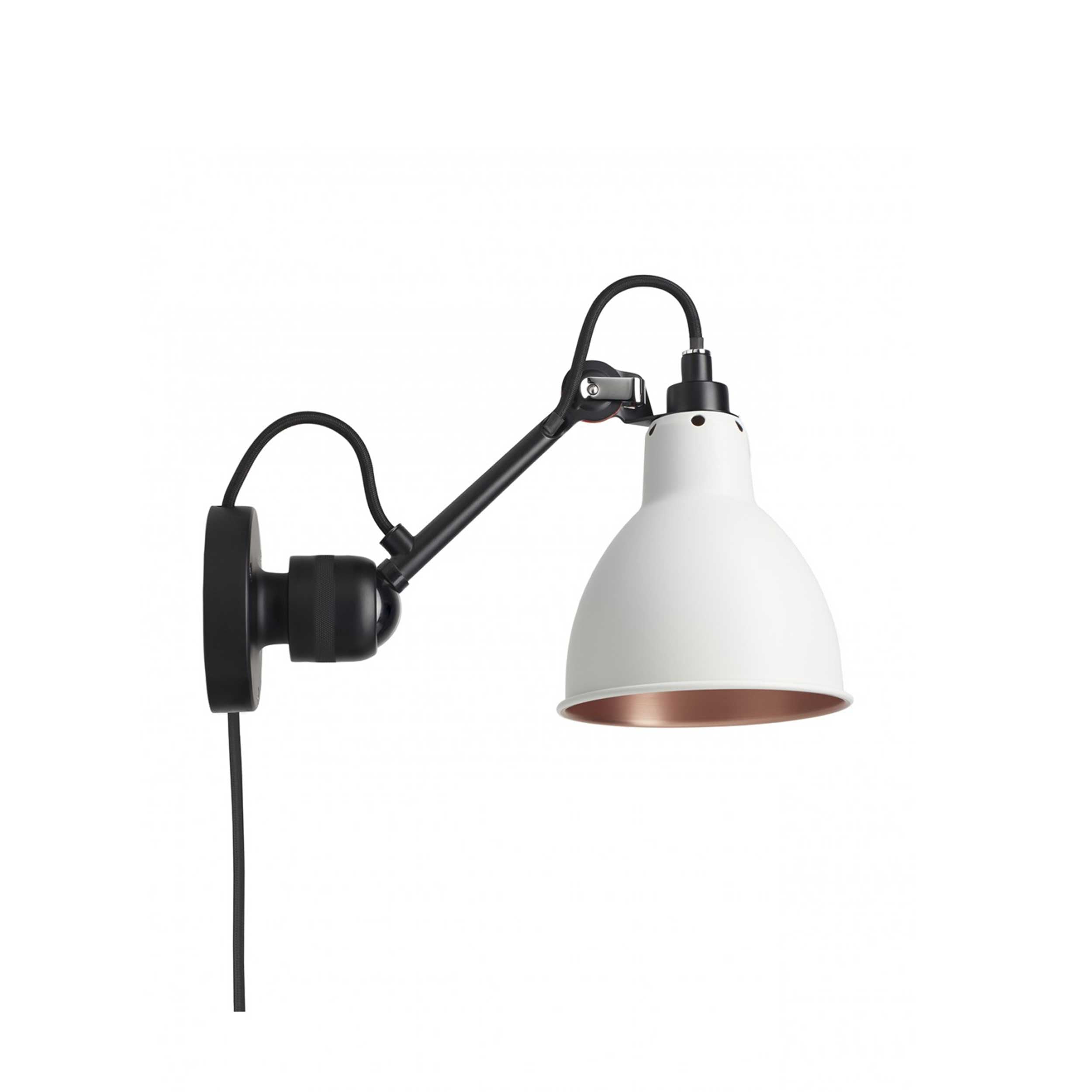 DCW éditions Lampe Gras N°304 E14 zidna svjetiljka, crna