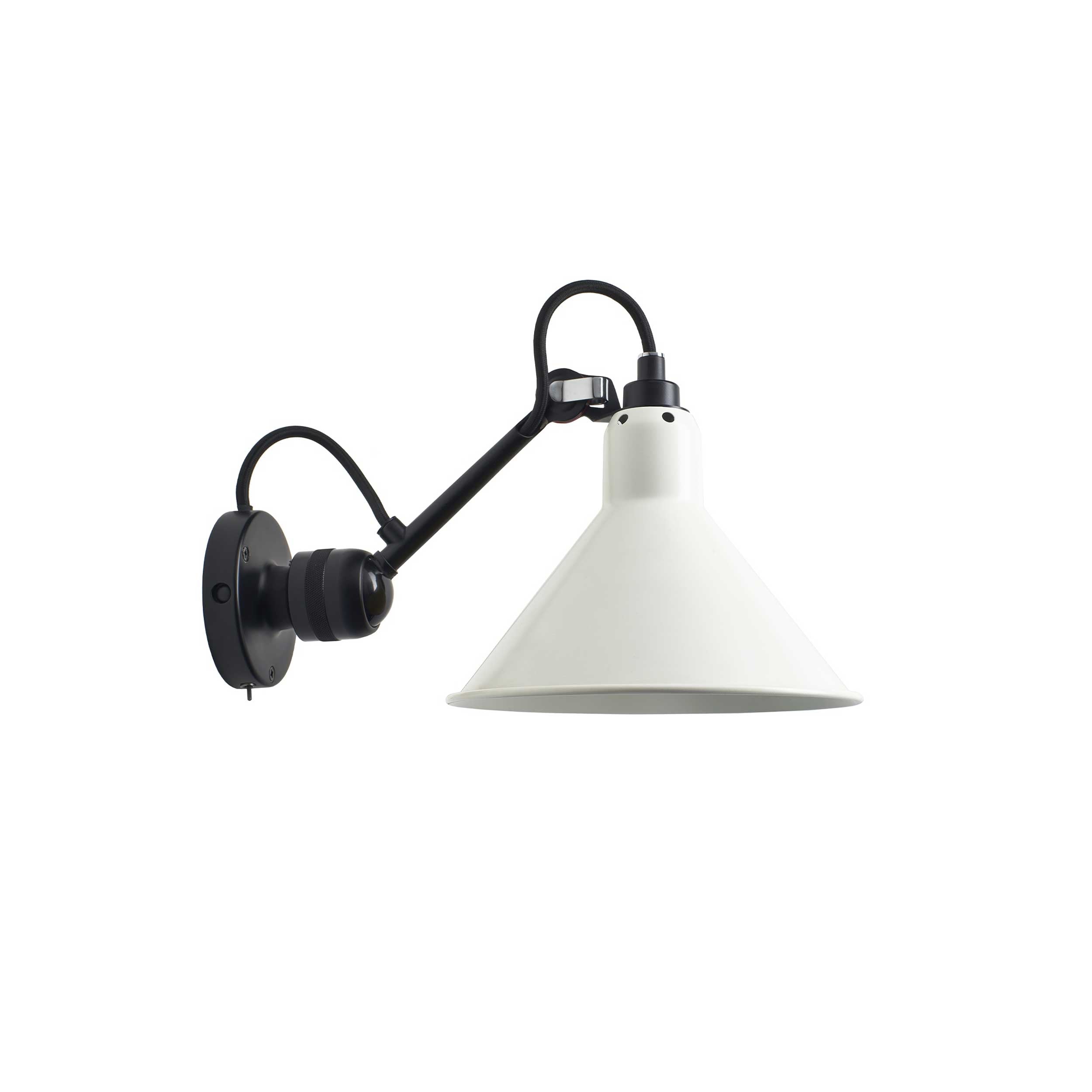 DCW éditions Lampe Gras N°304 E14 zidna svjetiljka, crna