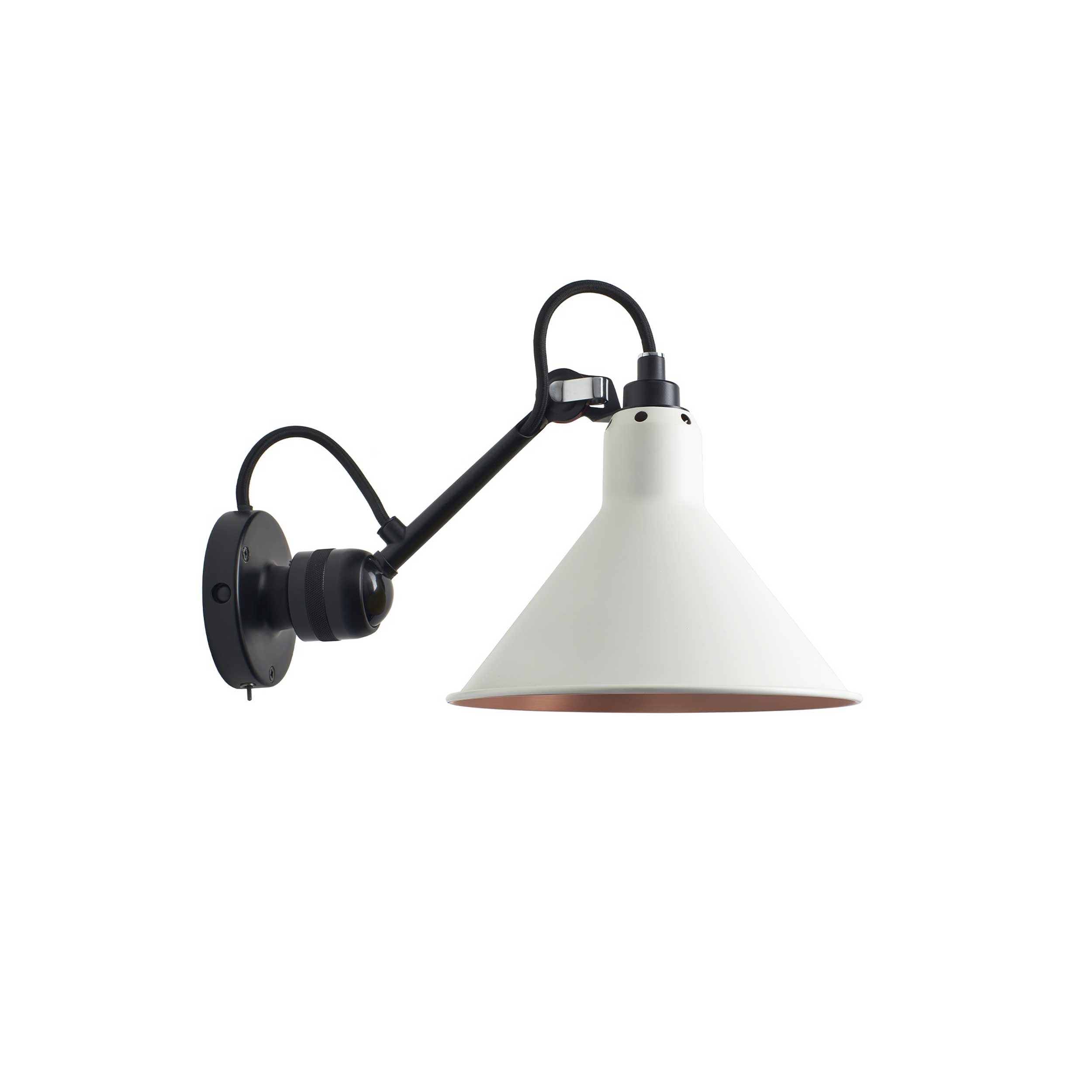 DCW éditions Lampe Gras N°304 E14 zidna svjetiljka, crna