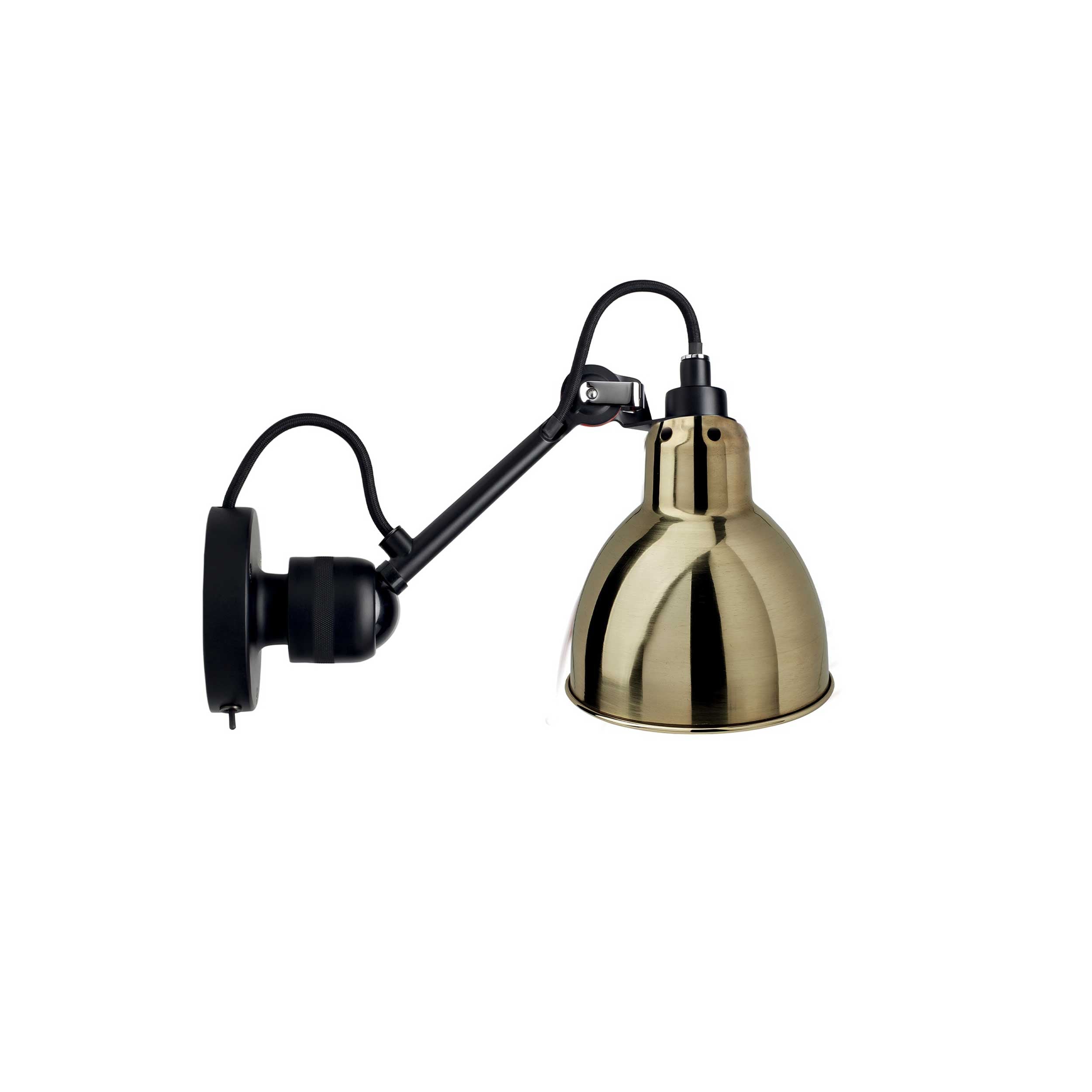 DCW éditions Lampe Gras N°304 E14 zidna svjetiljka, crna