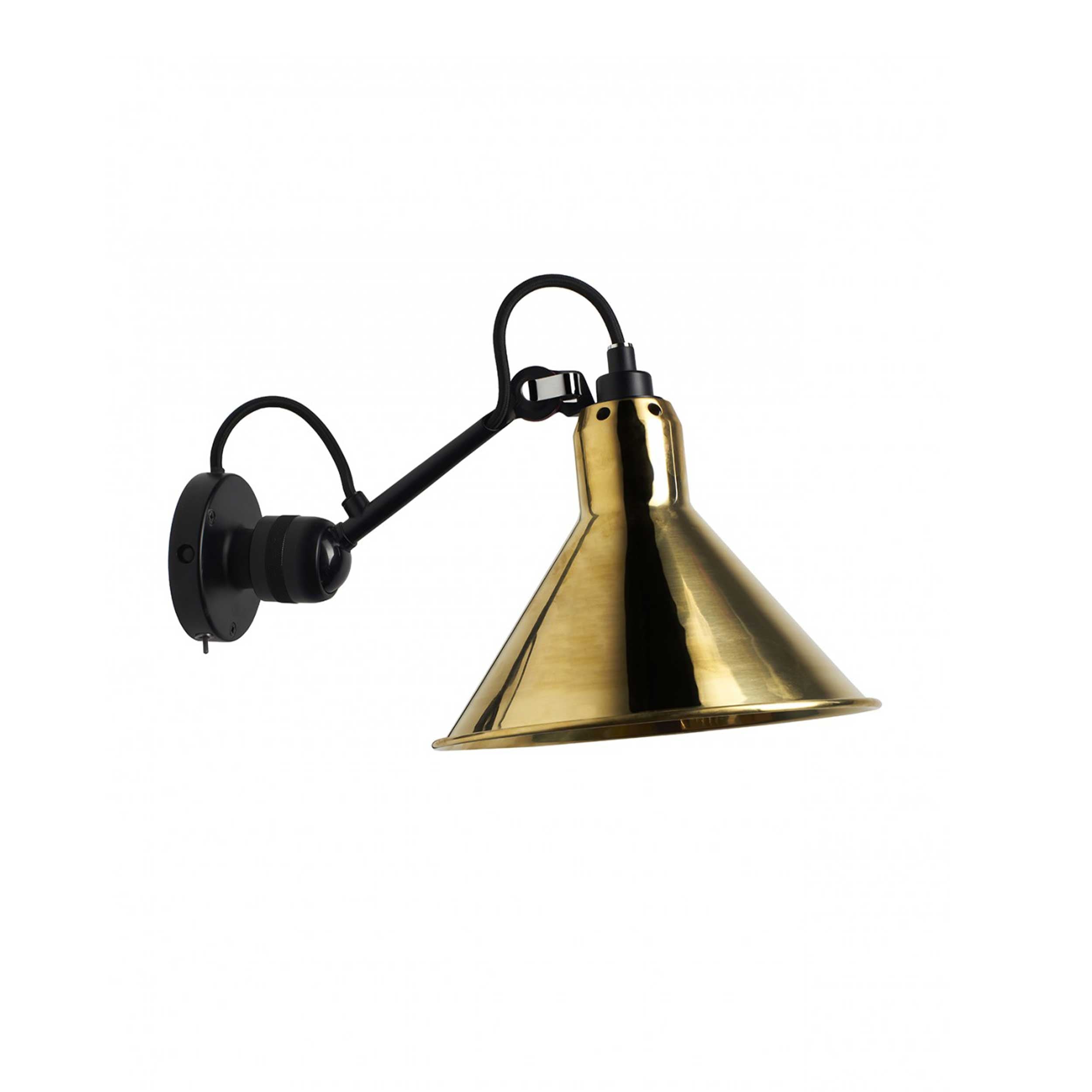 DCW éditions Lampe Gras N°304 E14 zidna svjetiljka, crna