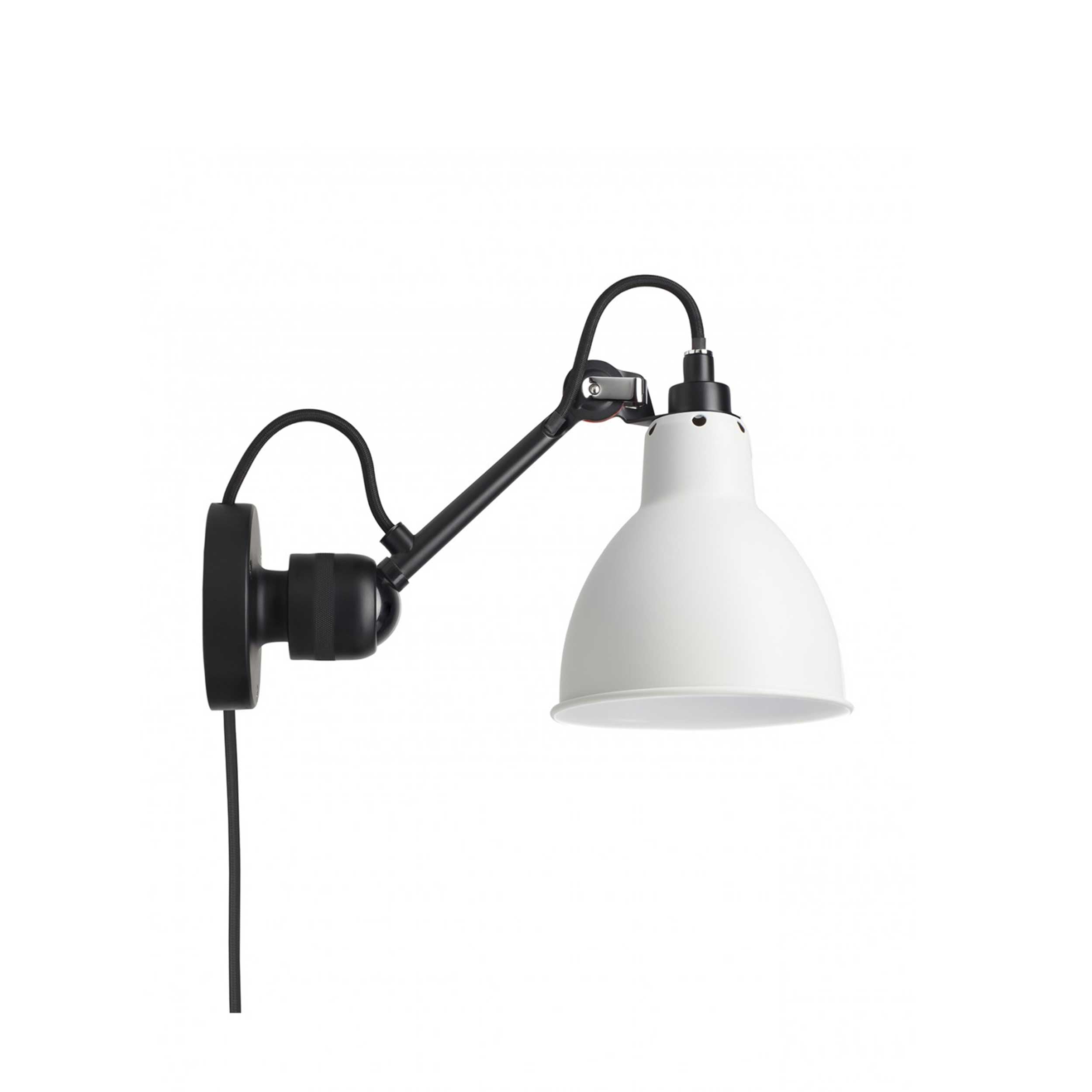 DCW éditions Lampe Gras N°304 E14 zidna svjetiljka, crna