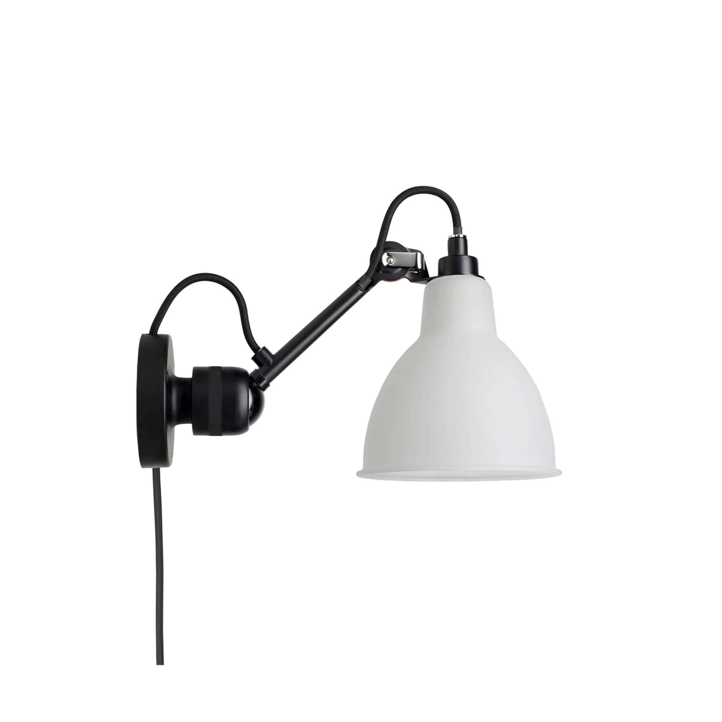 DCW éditions Lampe Gras N°304 E14 zidna svjetiljka, crna