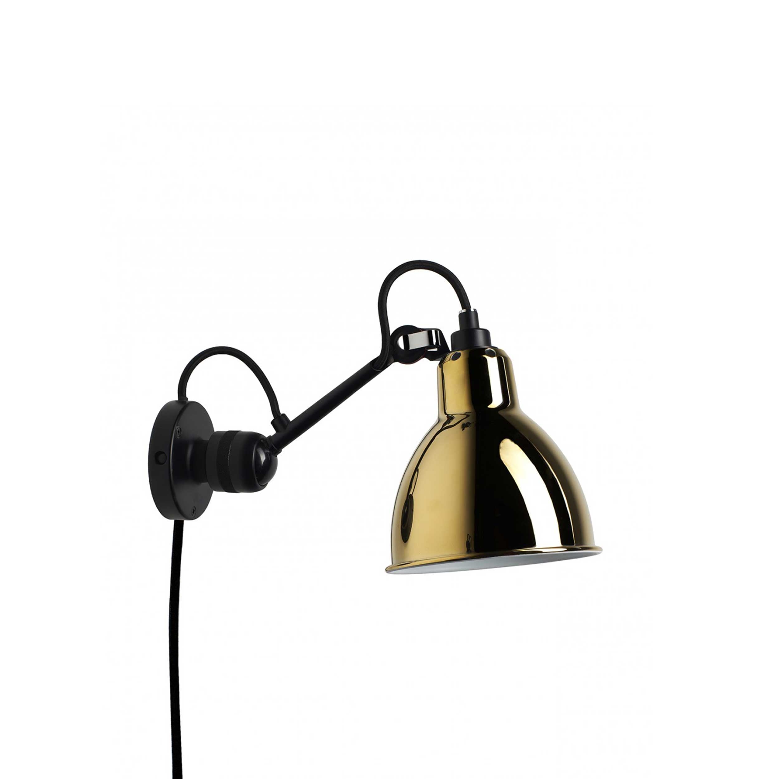 DCW éditions Lampe Gras N°304 E14 zidna svjetiljka, crna