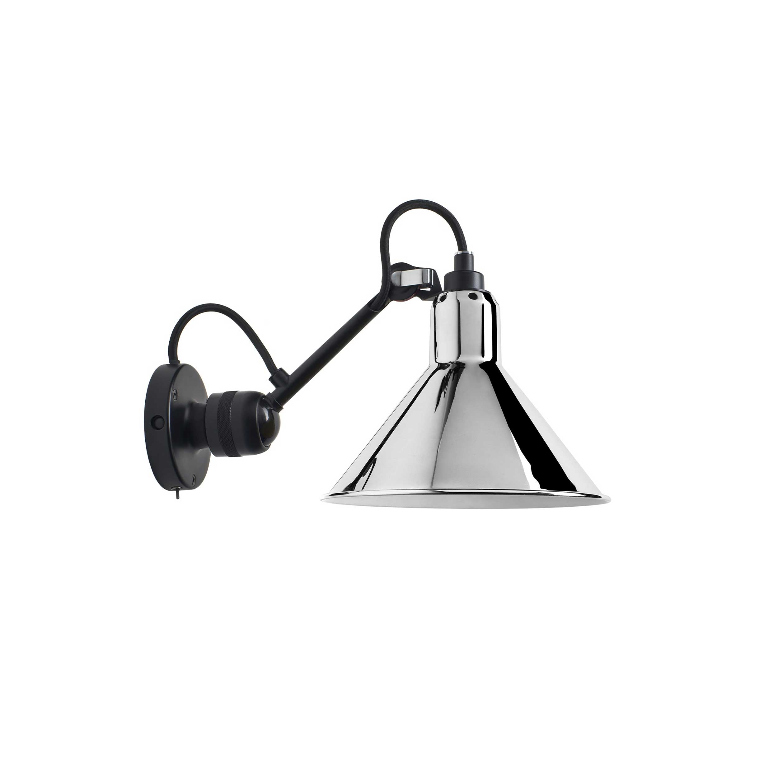DCW éditions Lampe Gras N°304 E14 zidna svjetiljka, crna