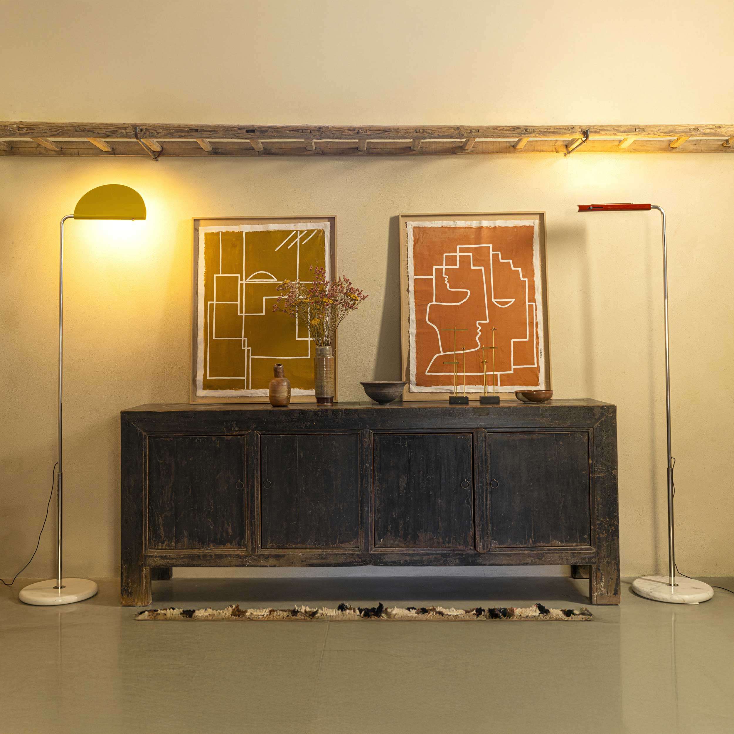 DCW éditions Mezzaluna LED podna lampa