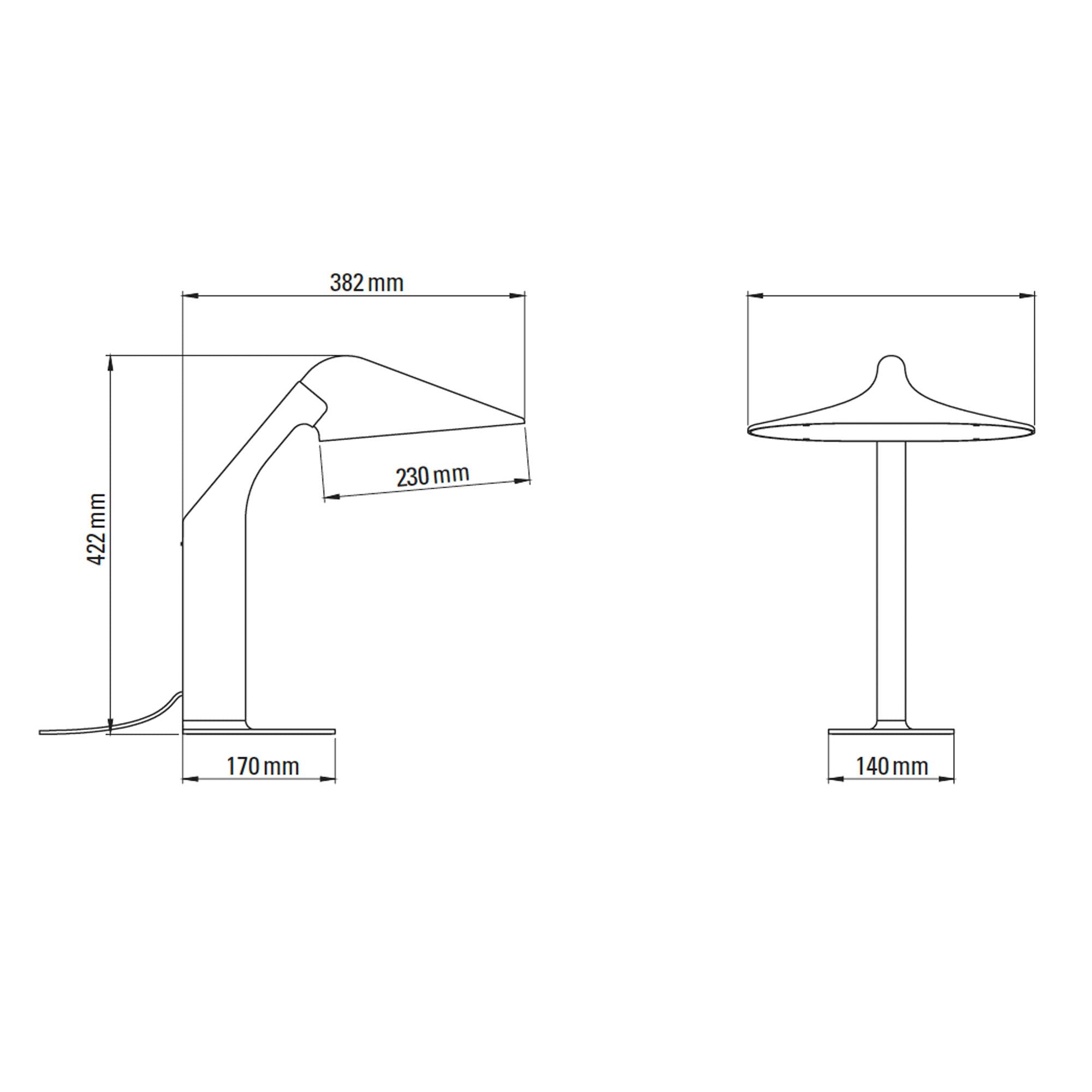 DCW éditions Niwaki LED stolna lampa