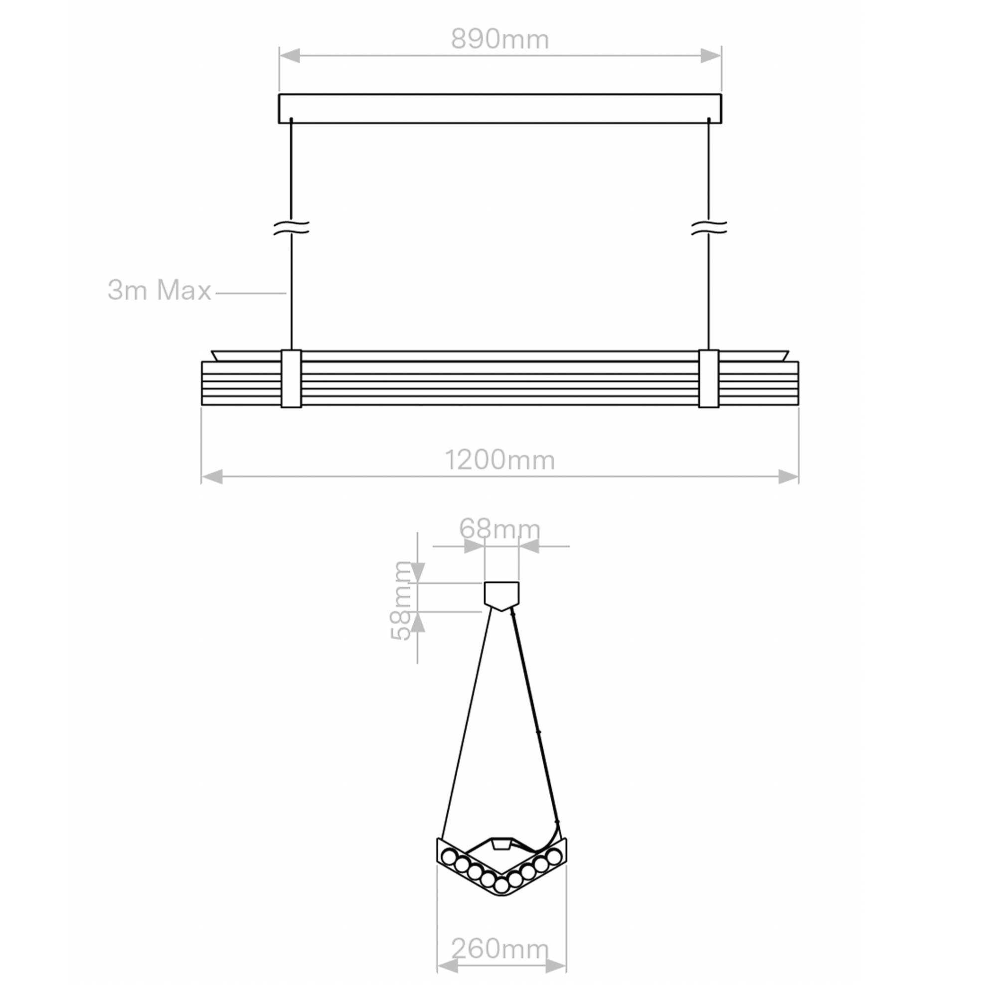 DCW éditions Seagull LED viseća svjetiljka