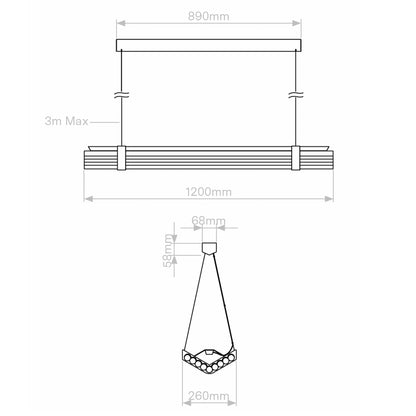DCW éditions Seagull LED viseća svjetiljka