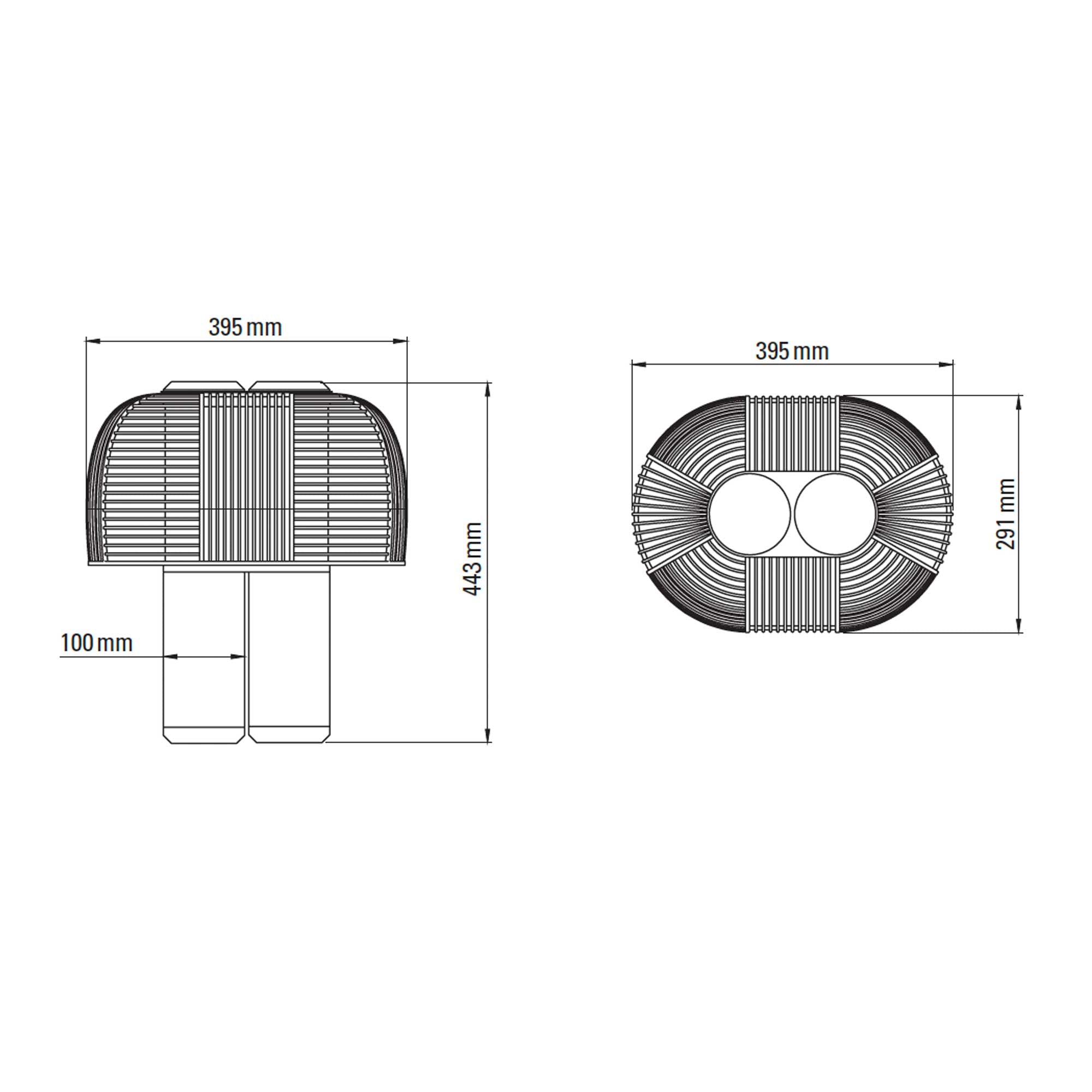 DCW éditions Yasuke LED stolna lampa