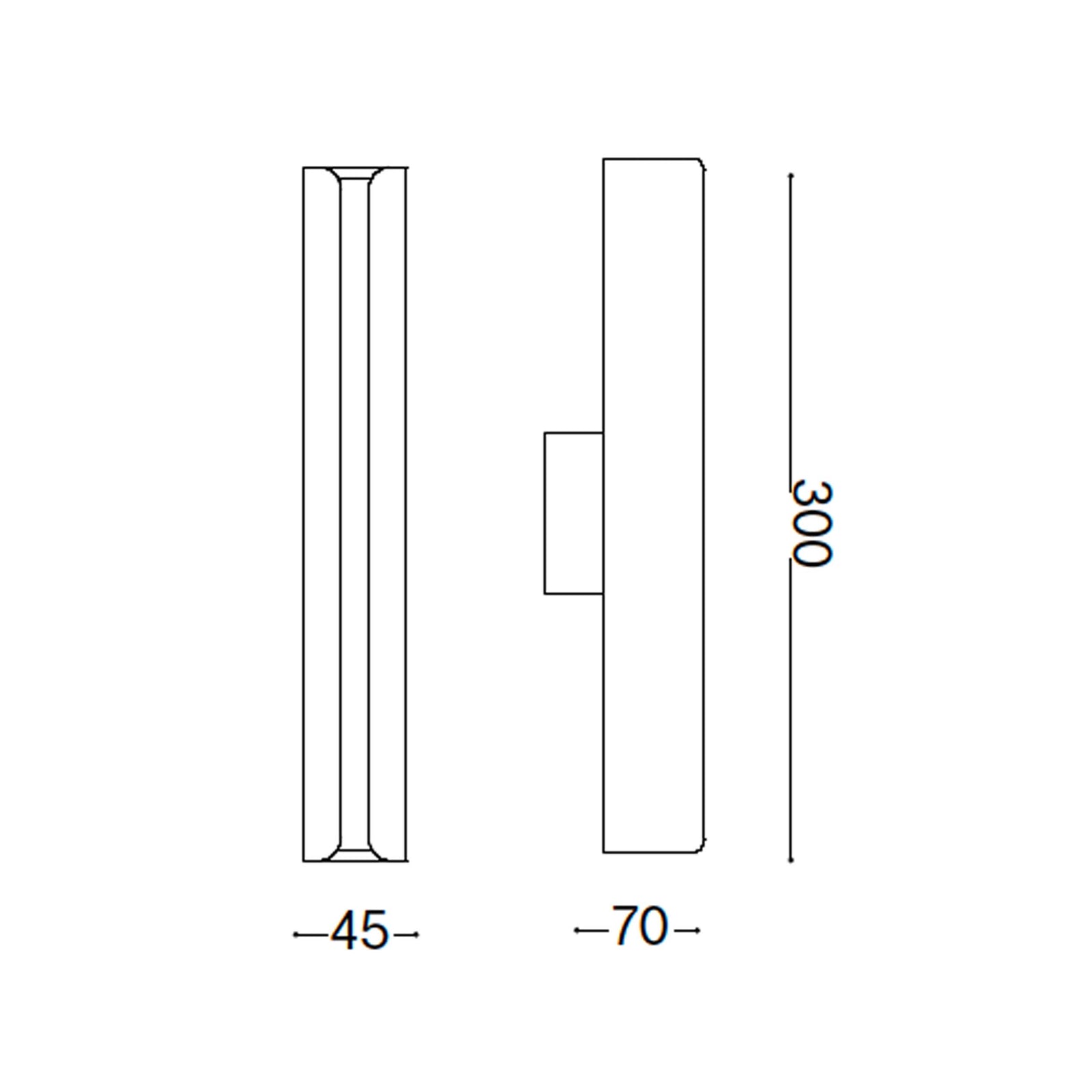 Ideal Lux Dorica LED zidna svjetiljka