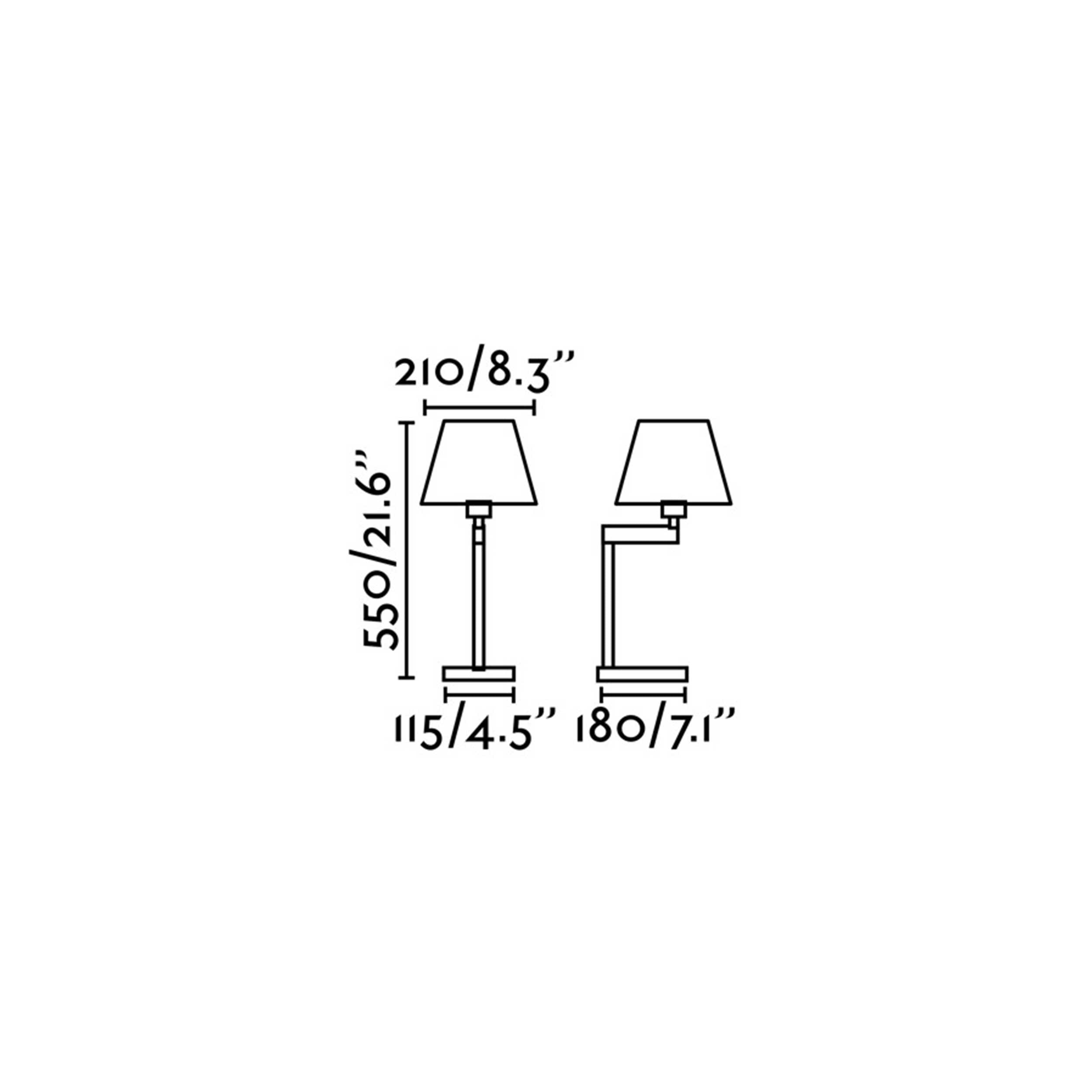 Faro Artis E27 table light