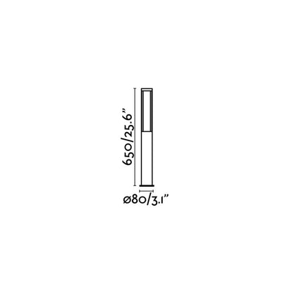 Faro Logar vanjska LED svjetiljka za stup, IP54