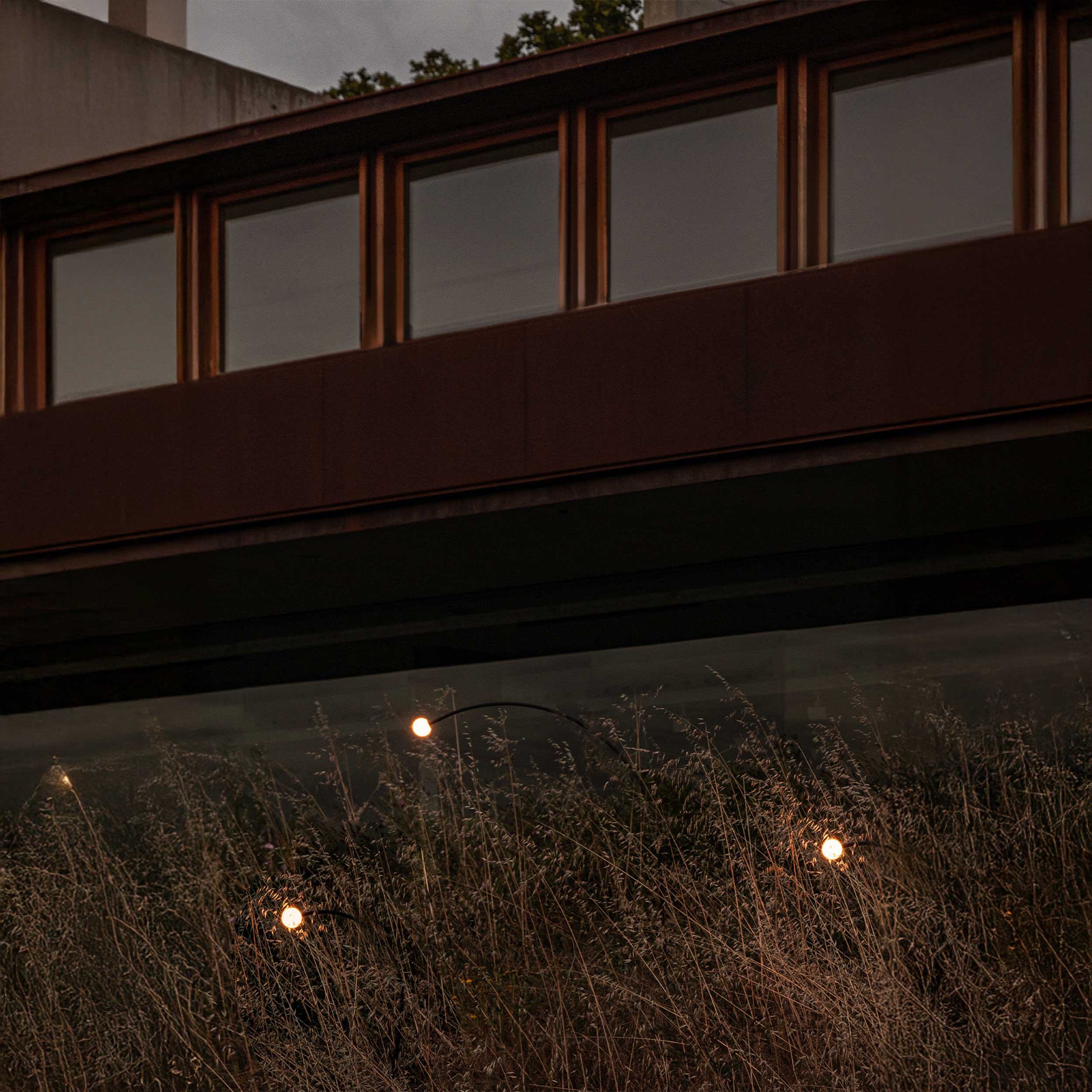 Faro Cuca vanjski LED svjetiljka u obliku luka, stup, IP65, 24V