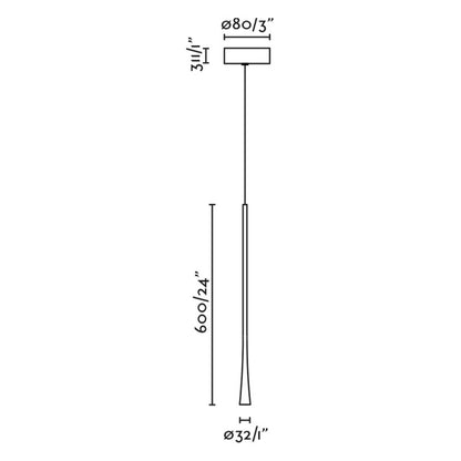 Faro Diana LED viseća svjetiljka