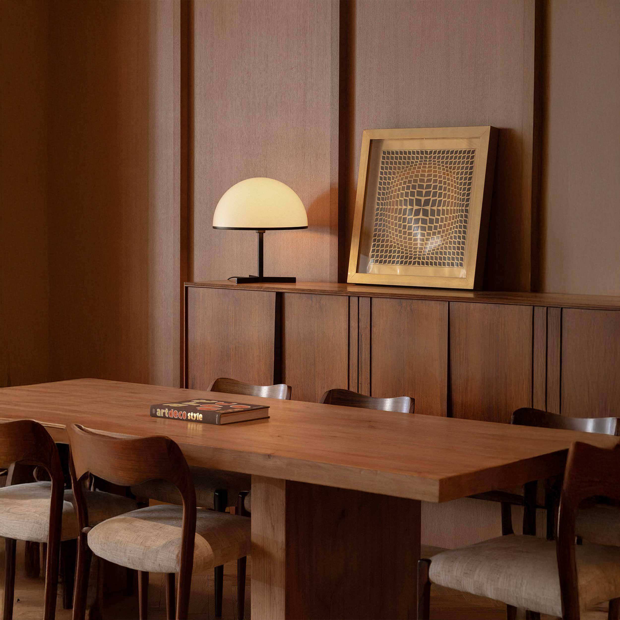 Stolna lampa Faro Dome M E27, prigušiva