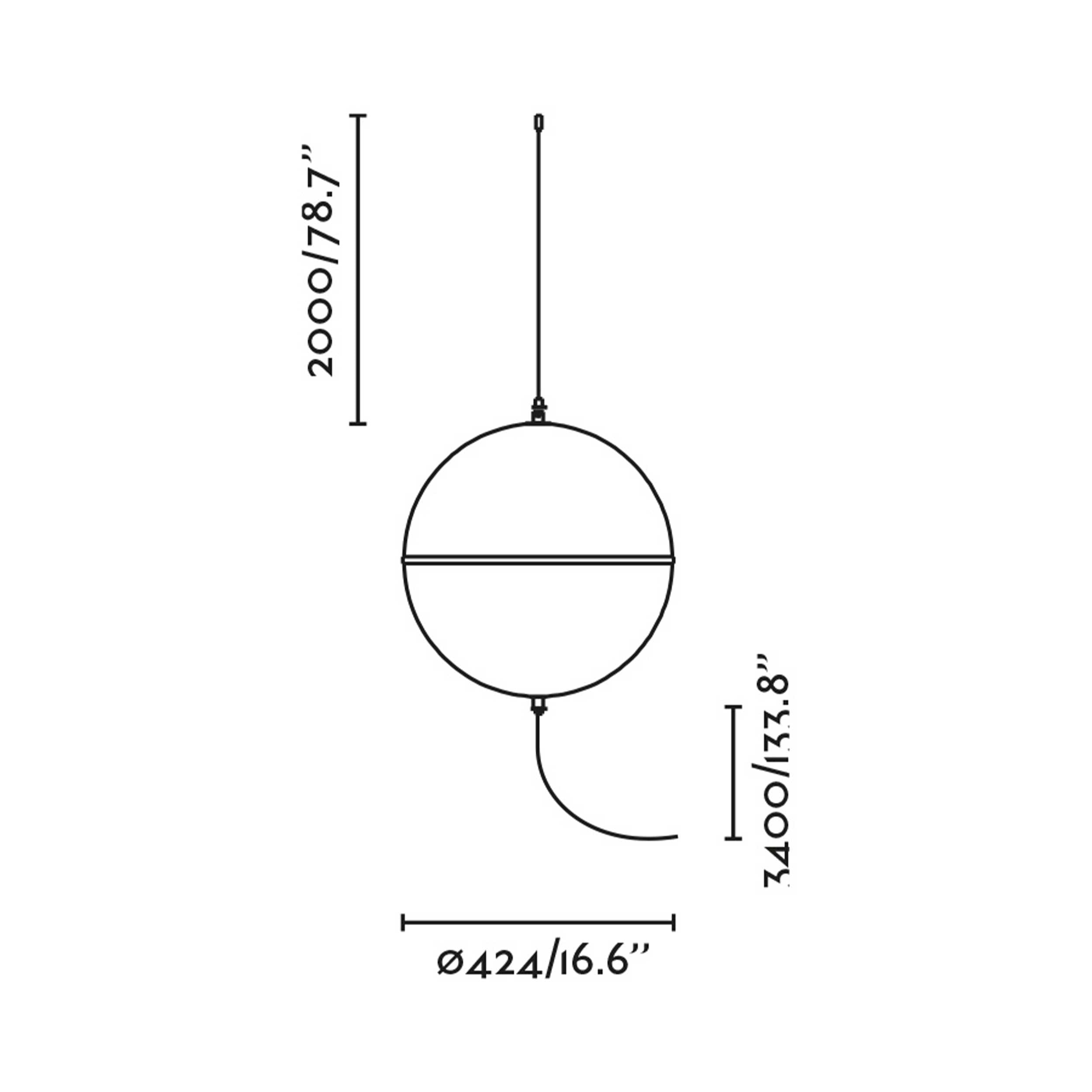 Luster Faro Dome s prekidačem