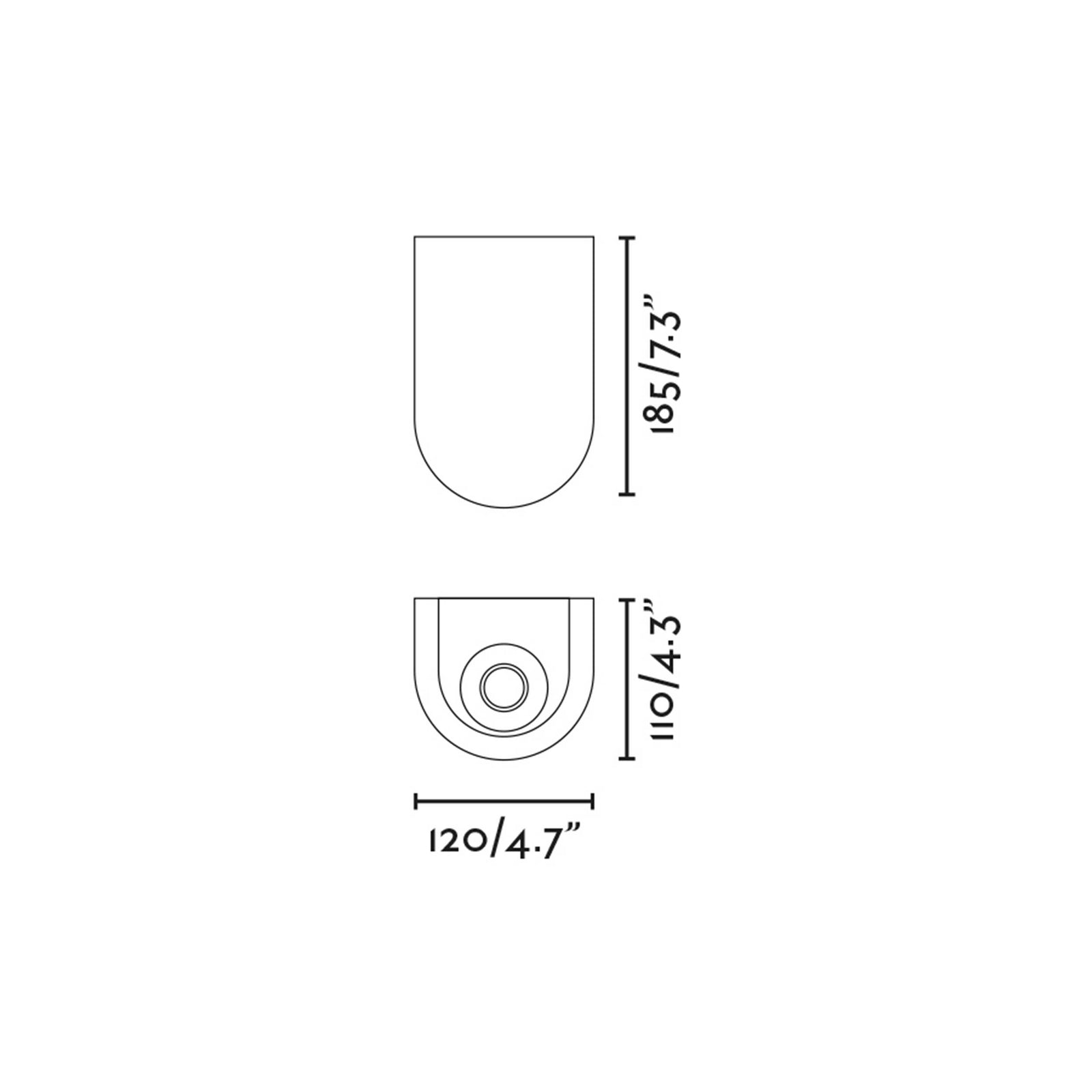 Faro Iglu vanjska LED svjetiljka za stup IP65