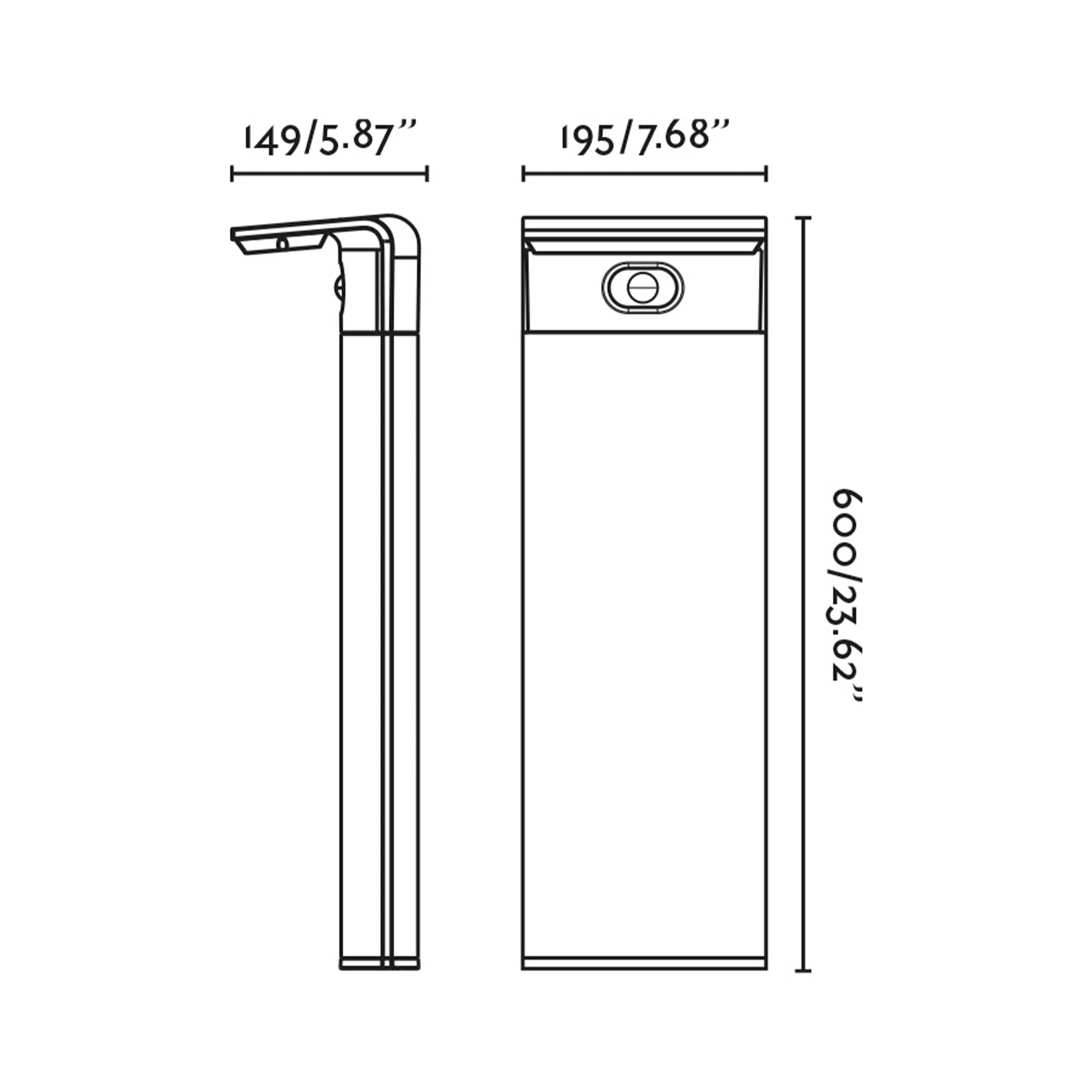 Faro Luma LED vanjska svjetiljka za stupove, IP65
