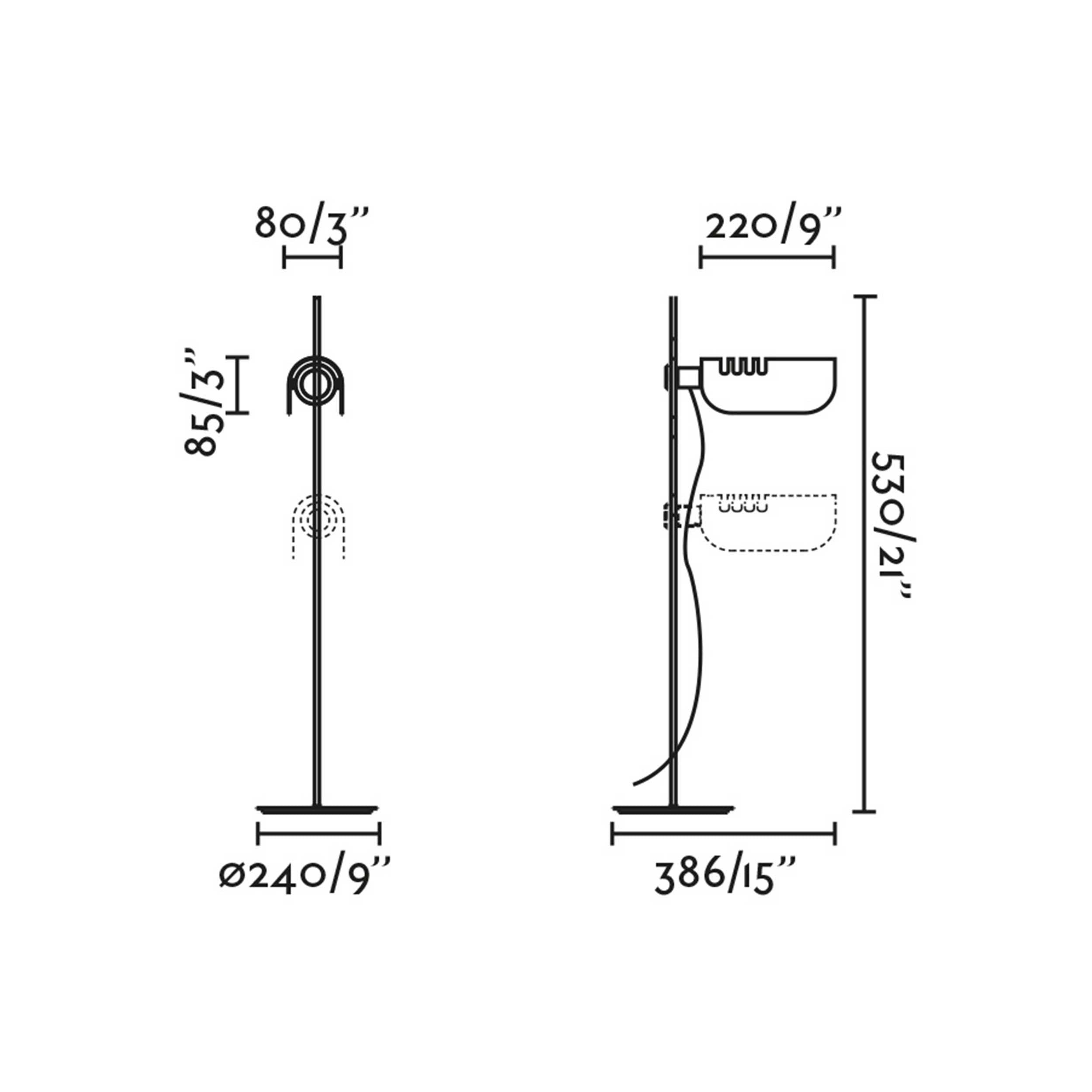 Faro Martinica E27 stolna lampa