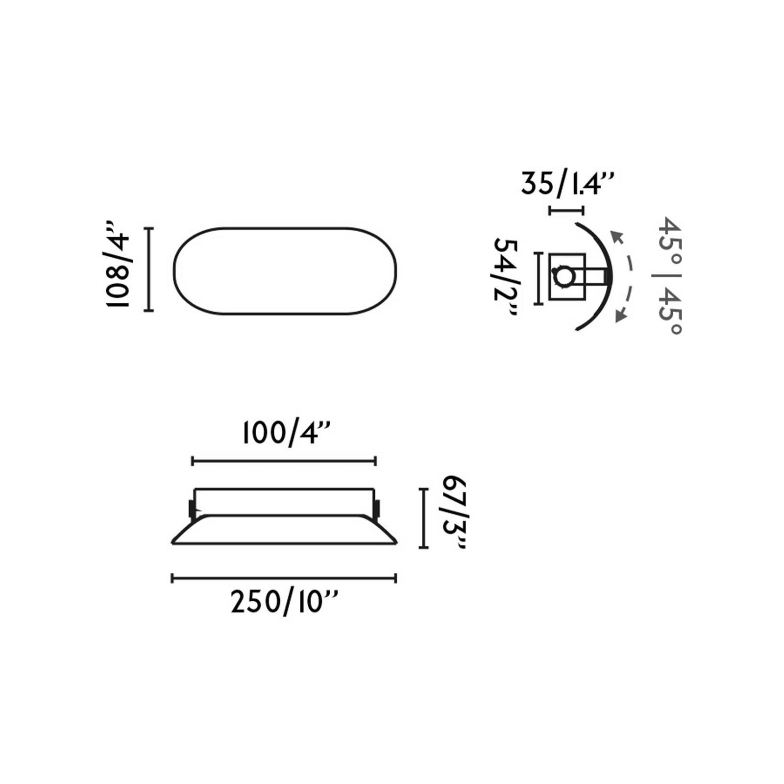 Faro Novo LED zidna svjetiljka za ambijentalno osvjetljenje