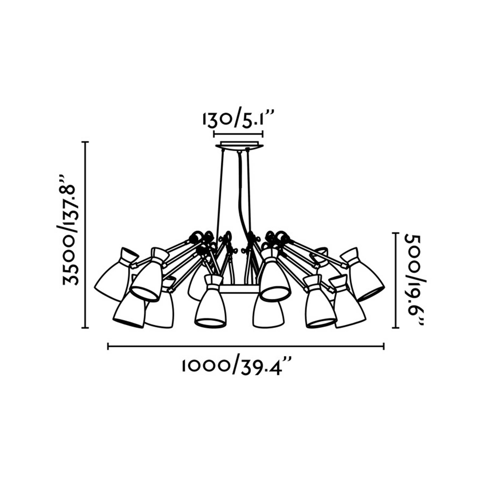 Faro Retro E14 viseća svjetiljka