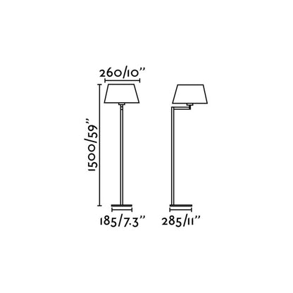 Podna lampa Faro Martinica E27