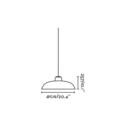 Faro Saga E27 vanjska viseća svjetiljka IP65