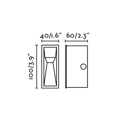 Faro Til LED ugradbena vanjska zidna svjetiljka IP65