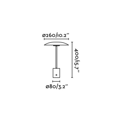 Faro Hoshi LED stolna lampa s prigušivanjem