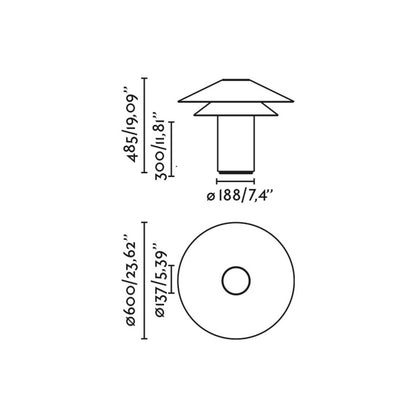Stolna lampa Faro Savoy E27