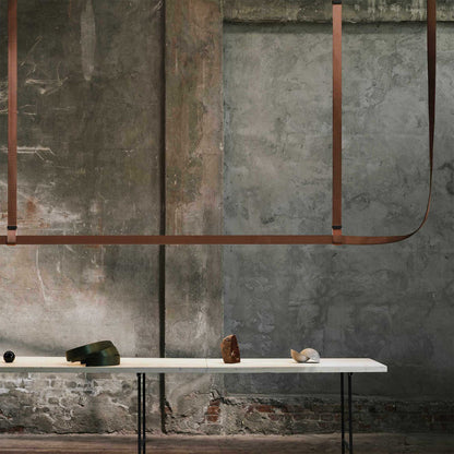 Flos Belt LED závěsné kožené svítidlo