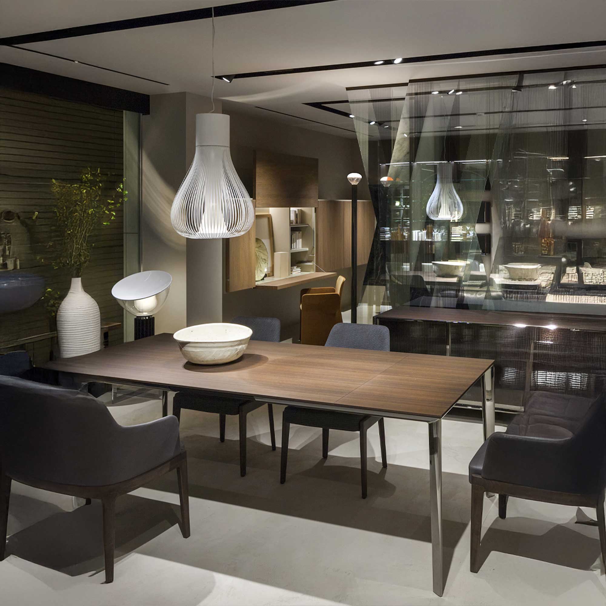 Flos Chasen E27 závěsné skleněné svítidlo