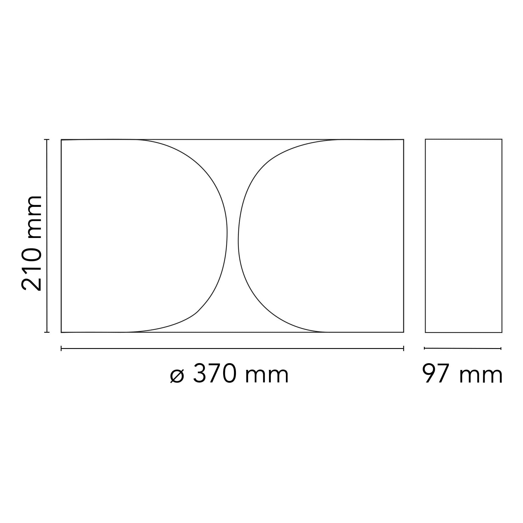 Flos Foglio E27 nástěnné svítidlo