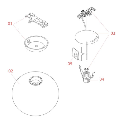 Flos Glo-Ball E27 závěsné svítidlo