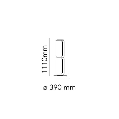 Flos Noctambule LED stojací skleněné svítidlo