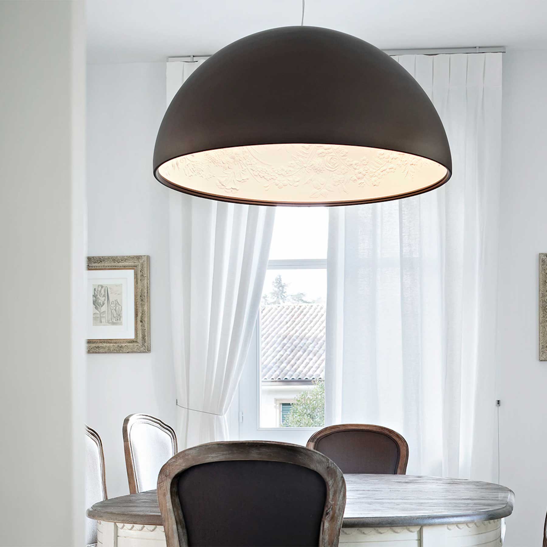 Flos Skygarden E27 závěsné kupolovité svítidlo