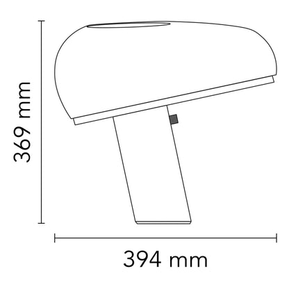 Flos Snoopy E27 stolní mramorové svítidlo
