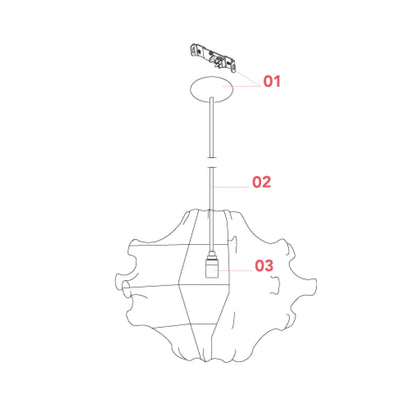 Flos Taraxacum E27 závěsné svítidlo
